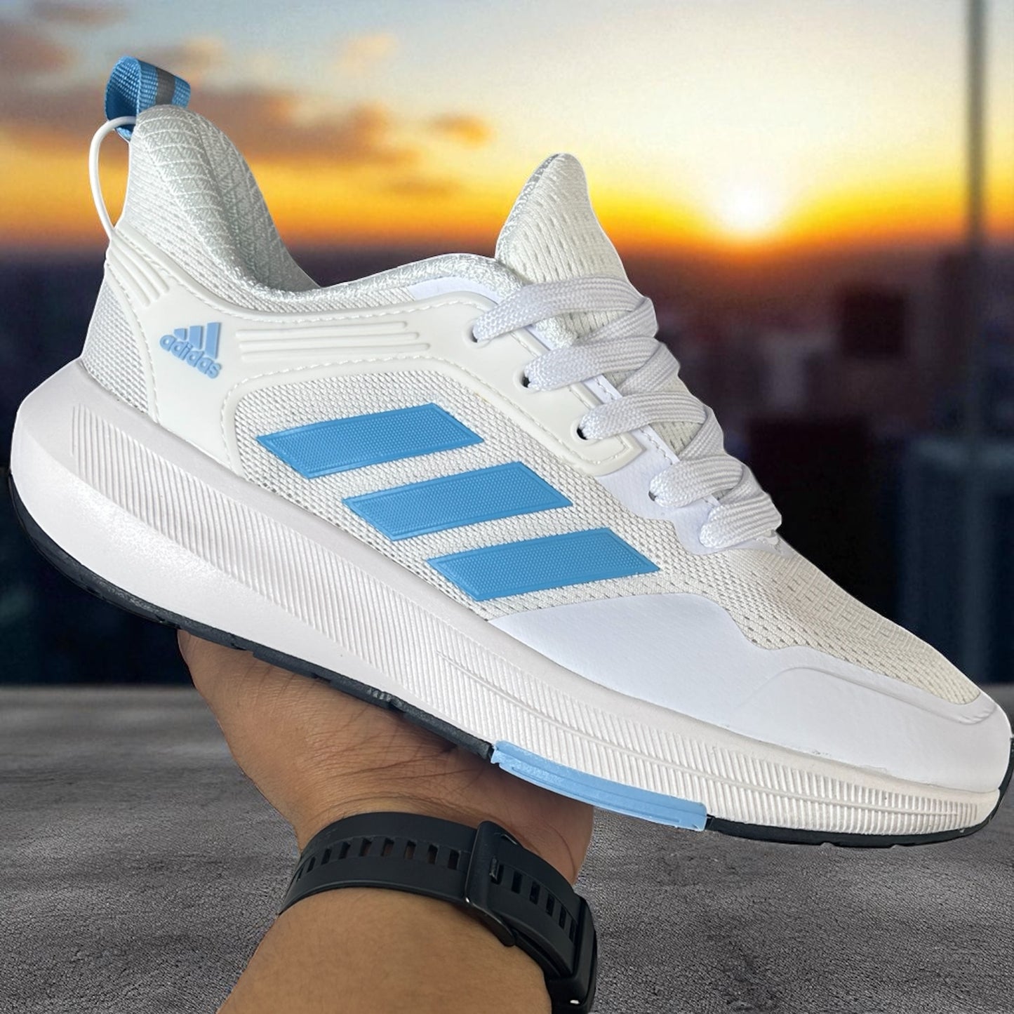 ADIDAS BONANCE BLANCA/AZUL CELESTE