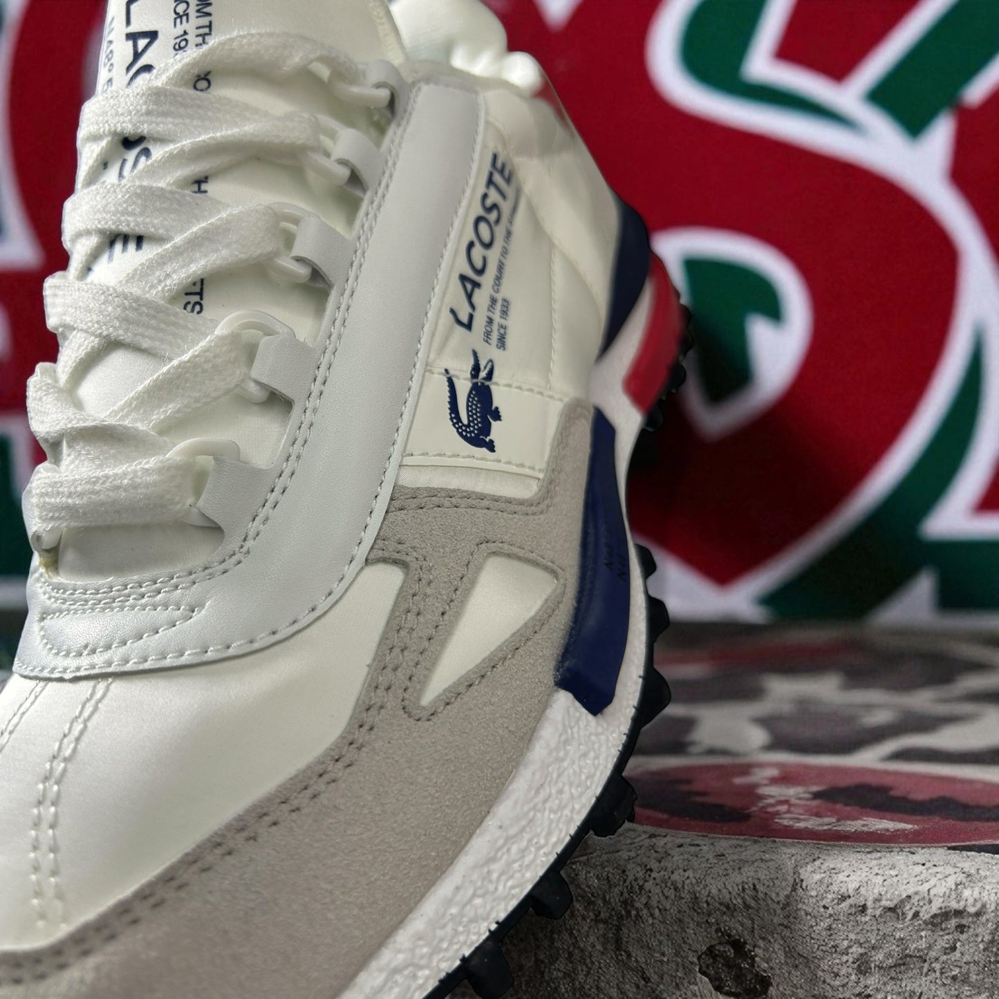 LACOSTE ELITE ACTIVE ROJO BLANCO