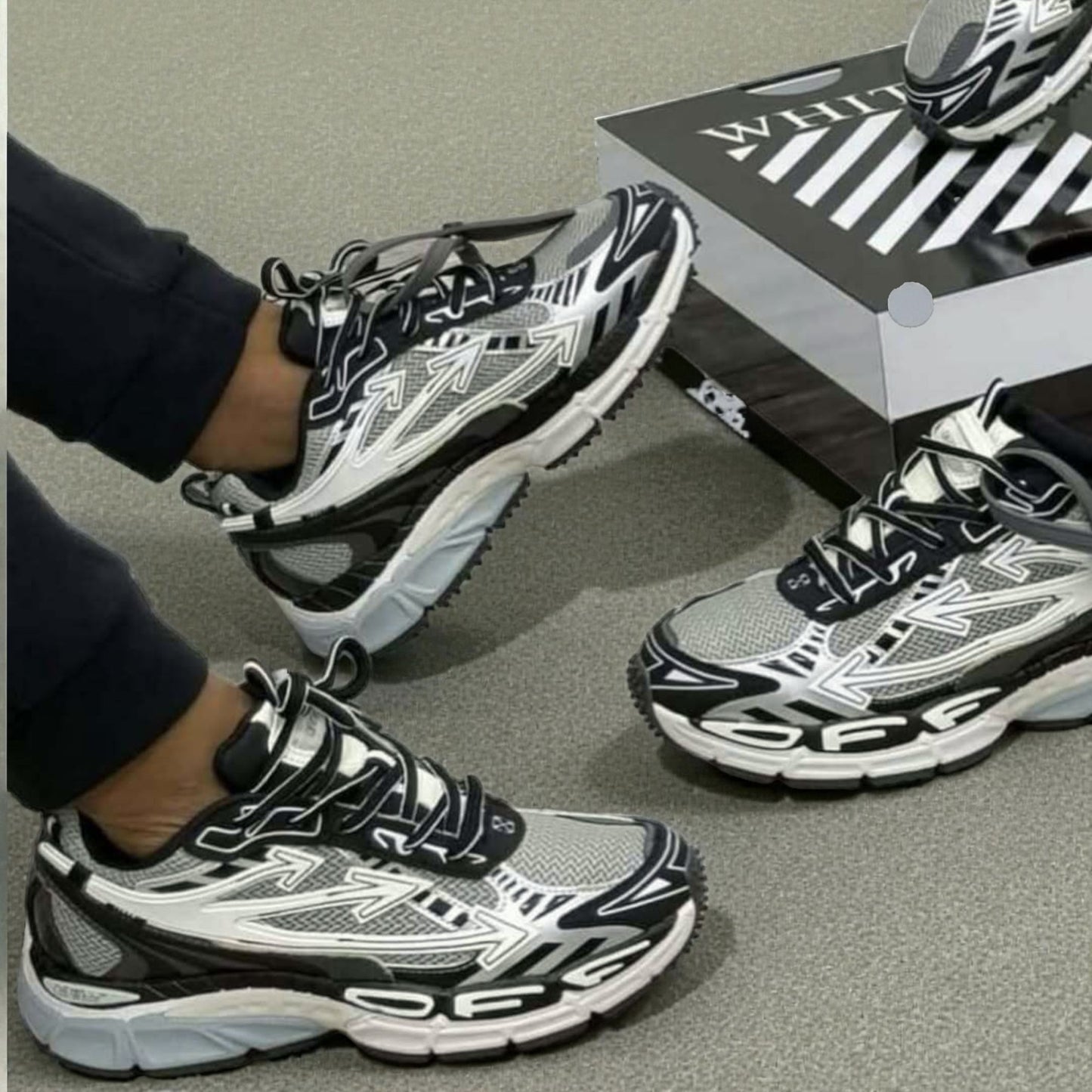 OFF WHITE BE RIGHT HOM AZUL GR