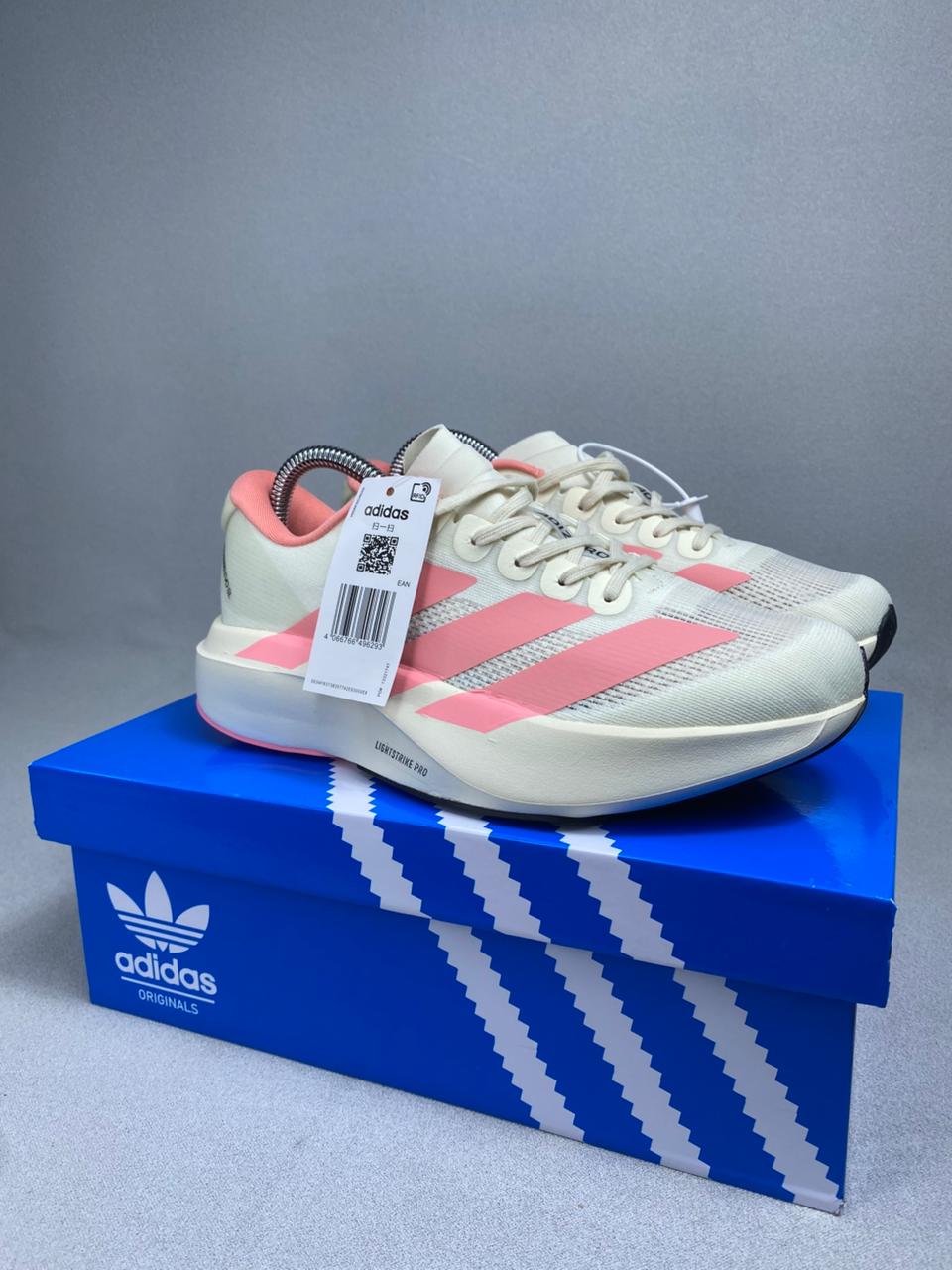 ADIZERO EVO SL DAM BEIGE ROSA